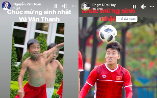 Sinh nhật tuổi 24, Văn Thanh bị đồng đội "dìm" thê thảm